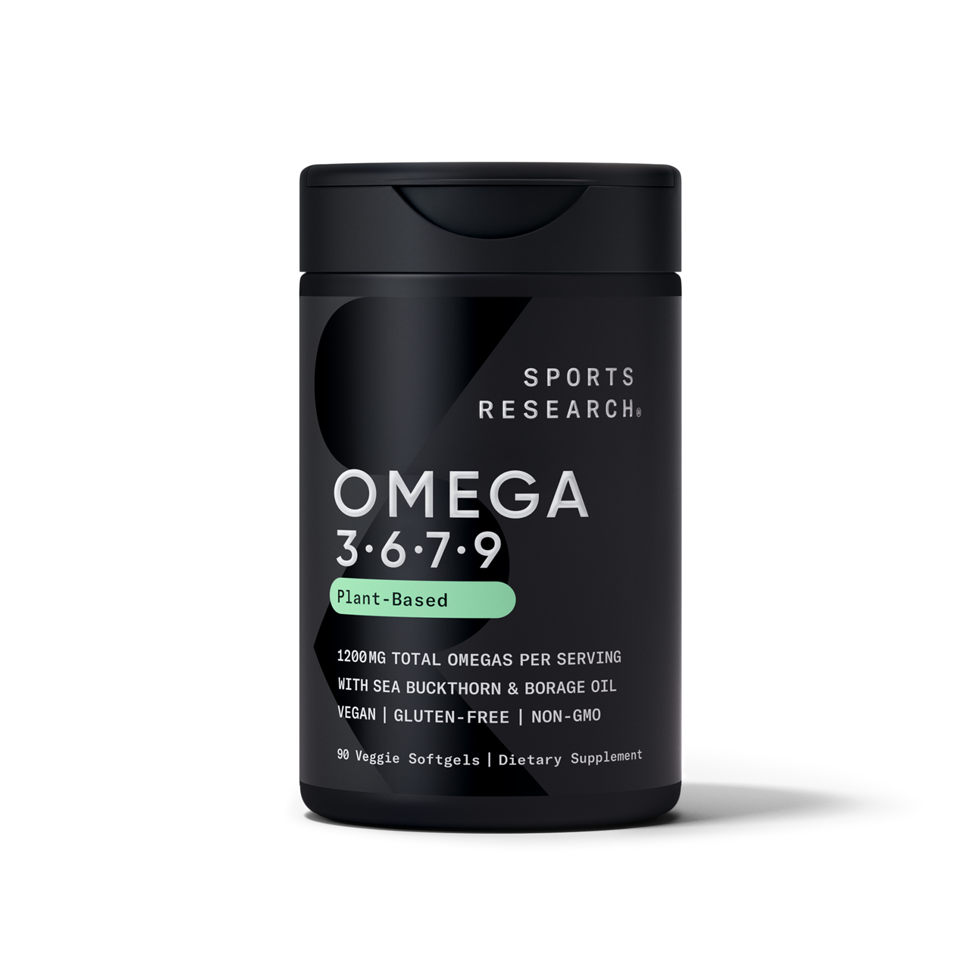 Vegan Omega 3-6-7-9 (90 veggie softgels) by Sports Research