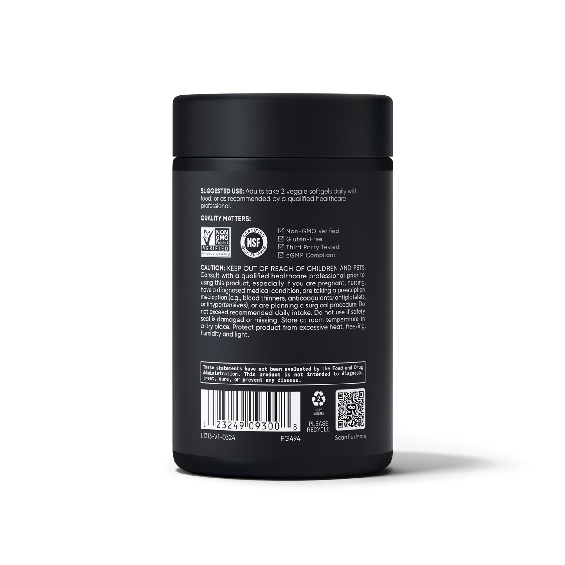 Vegan Omega 3-6-7-9 (90 veggie softgels) by Sports Research