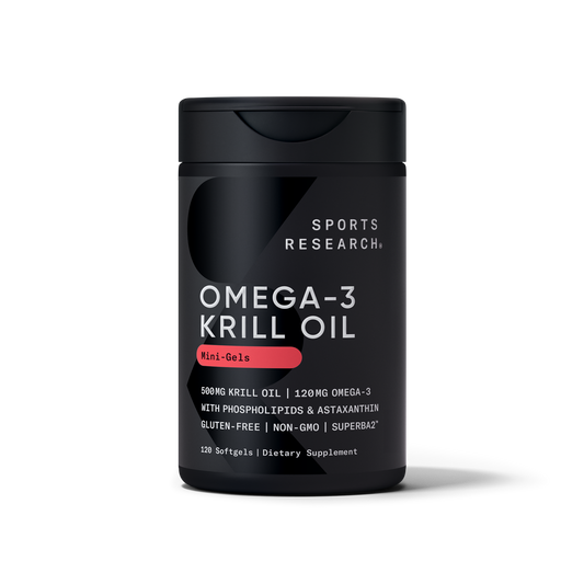 Omega-3 Antarctic Krill Oil Softgels by Sports Research