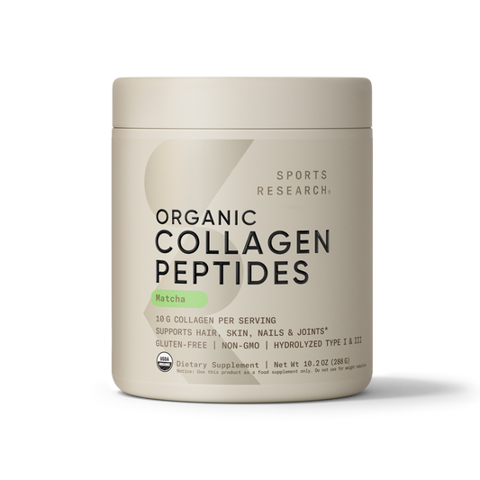 Collagen Peptides Matcha Green Tea (24 Servings) - 10.16oz by Sports Research