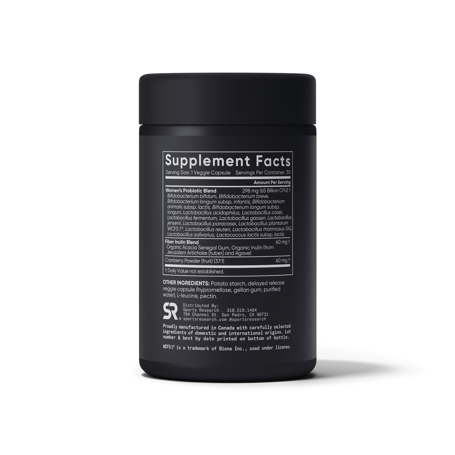 Daily Women's Probiotics 65 Billion CFU (30 veggie capsules) by Sports Research