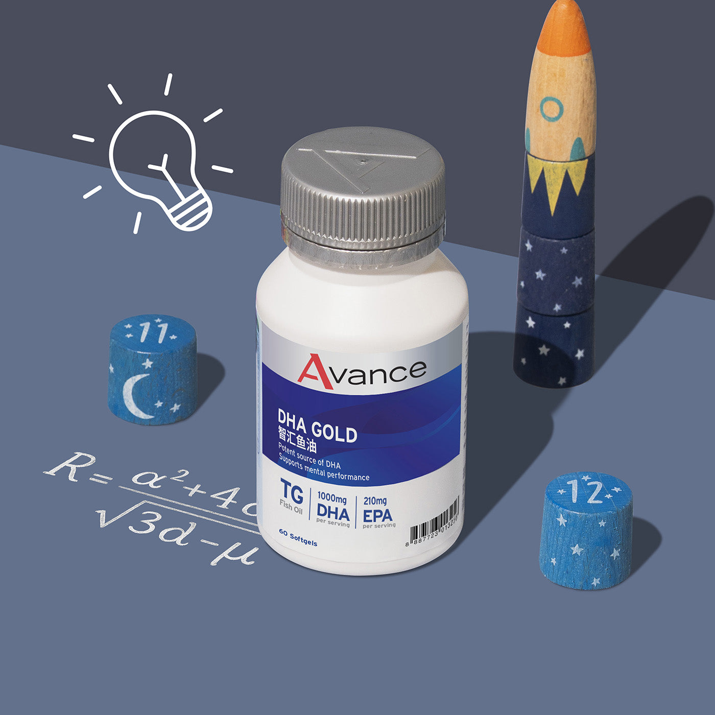 Avance DHA Gold: Superior Fish Oil Supplement for Brain, Vision, and Cognitive Health