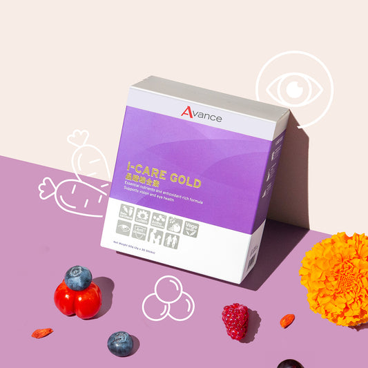 Avance i-Care Gold: Advanced Eye Health Formula with Antioxidants for Vision Support