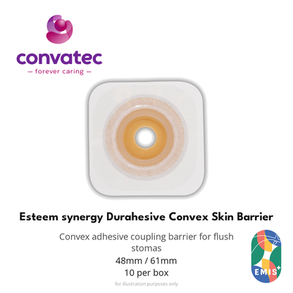 ConvaTec Esteem synergy Durahesive Convex Skin Barrier with Flex