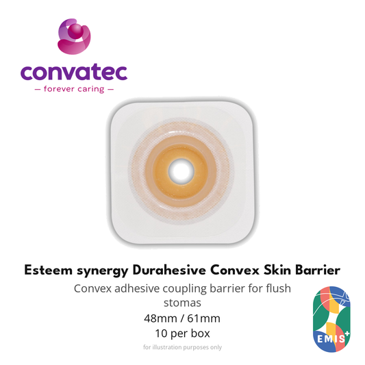 ConvaTec Esteem synergy Durahesive Convex Skin Barrier with Flex