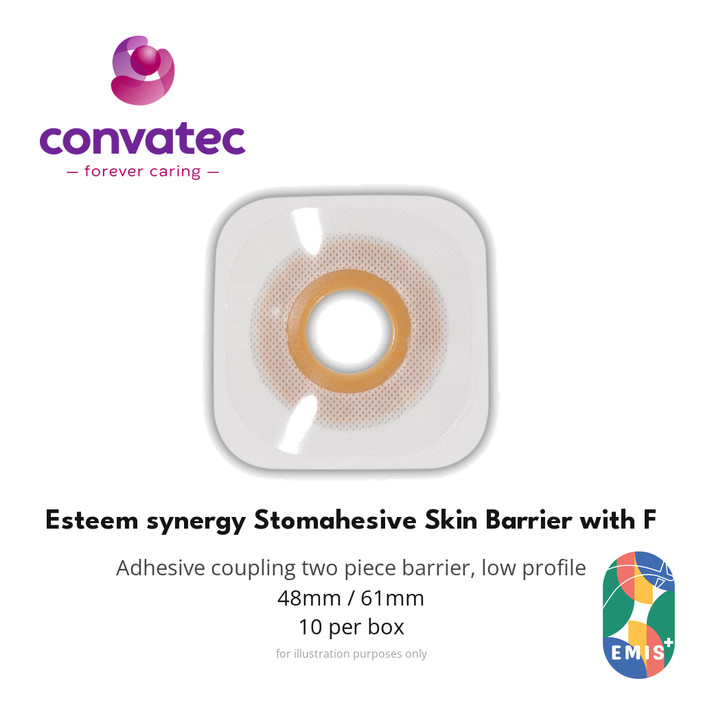 ConvaTec Esteem synergy Stomahesive Skin Barrier with Flex, Cut to Fit