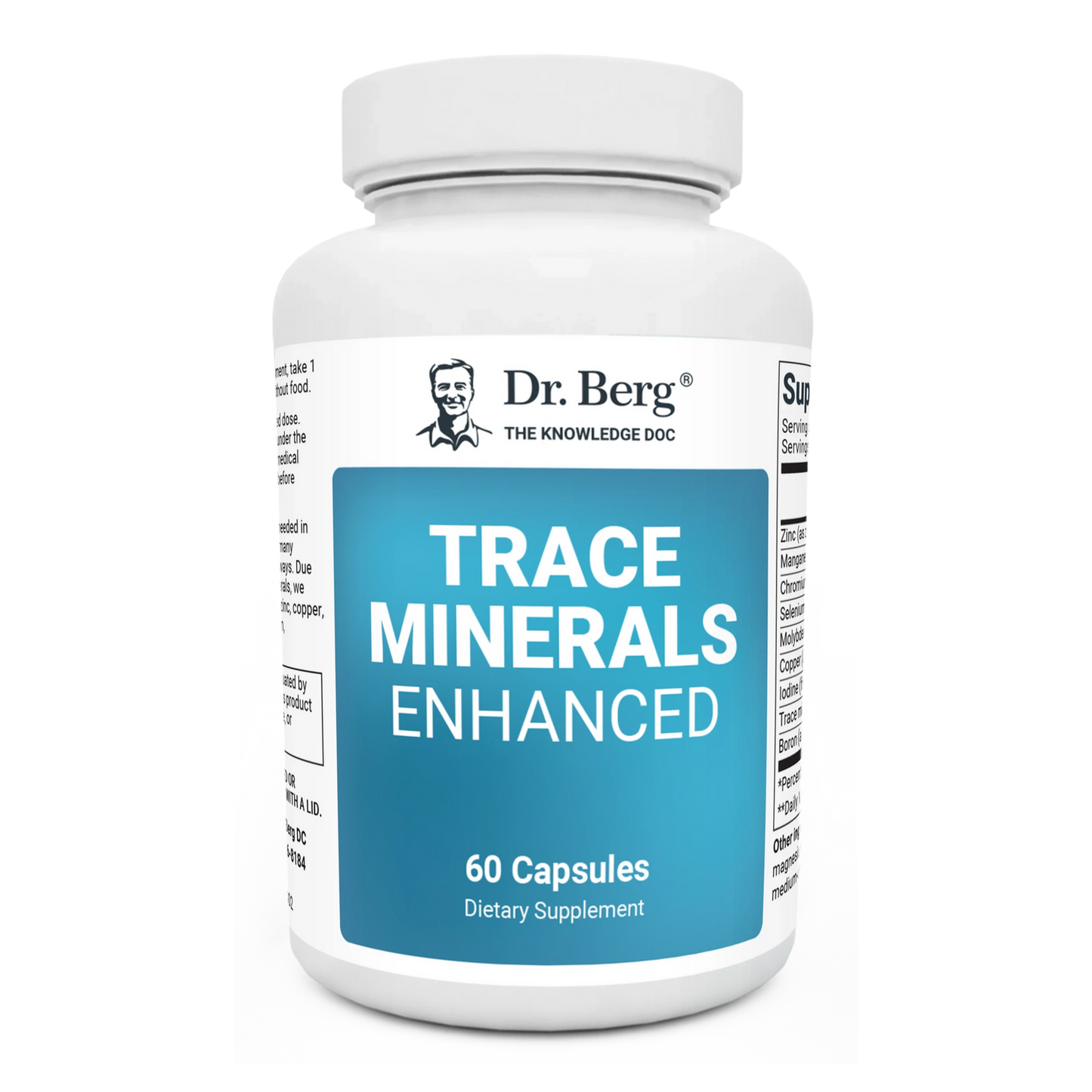 Dr Berg Trace Minerals Enhanced - 60 Capsules | Essential Nutrients for Optimal Health