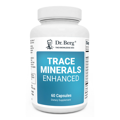 Dr Berg Trace Minerals Enhanced - 60 Capsules | Essential Nutrients for Optimal Health