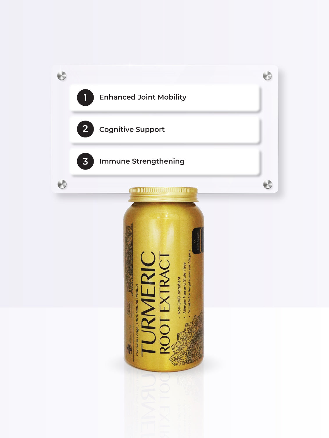 Herbal Pharm BCM-95® Turmeric Root Extract - 90 V-Capsules for Joint & Immune Support
