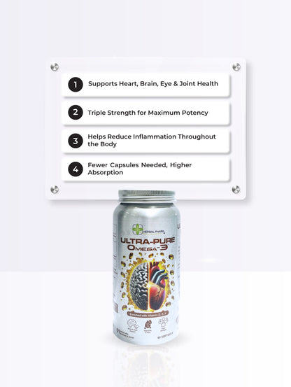 Herbal Pharm Ultra-Pure Omega-3 60 Softgels - Herbal Pharm Singapore