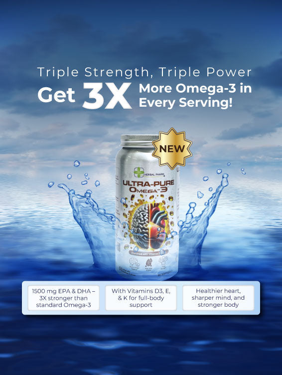 Herbal Pharm Ultra-Pure Omega-3 60 Softgels - Herbal Pharm Singapore