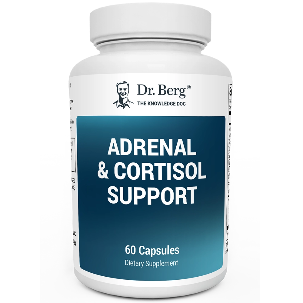 Dr. Berg Adrenal & Cortisol Support - Premium Stress Relief Formula