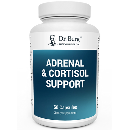 Dr. Berg Adrenal & Cortisol Support - Premium Stress Relief Formula