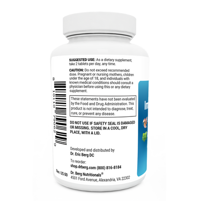 Dr. Berg Emergency Immune Support with Zinc and Vitamin D - 60 Tablets