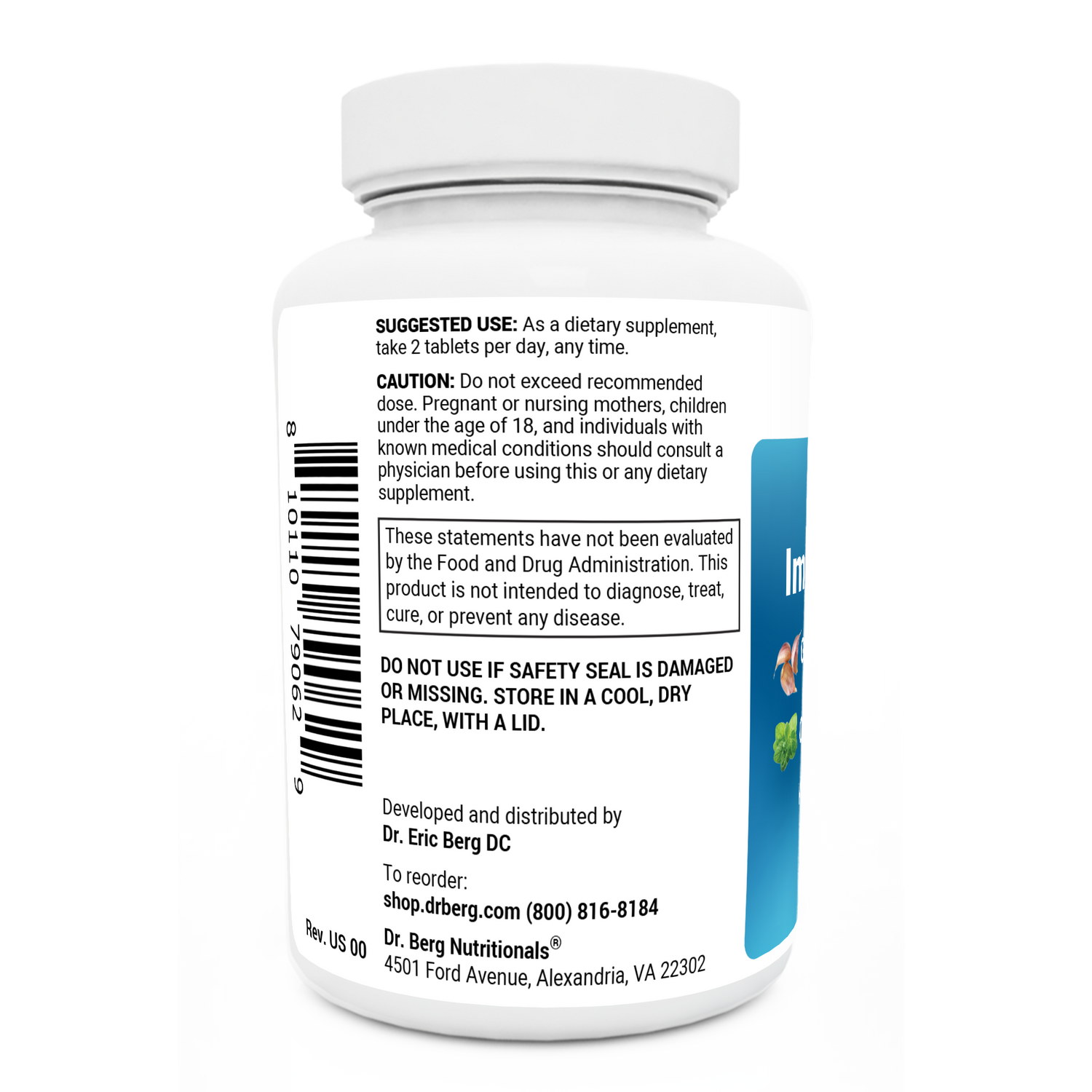 Emergency Immune Support with Zinc and Vitamin D – 60 Tablets