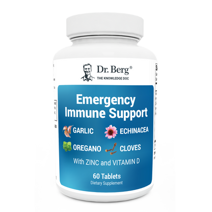 Dr. Berg Emergency Immune Support with Zinc and Vitamin D - 60 Tablets