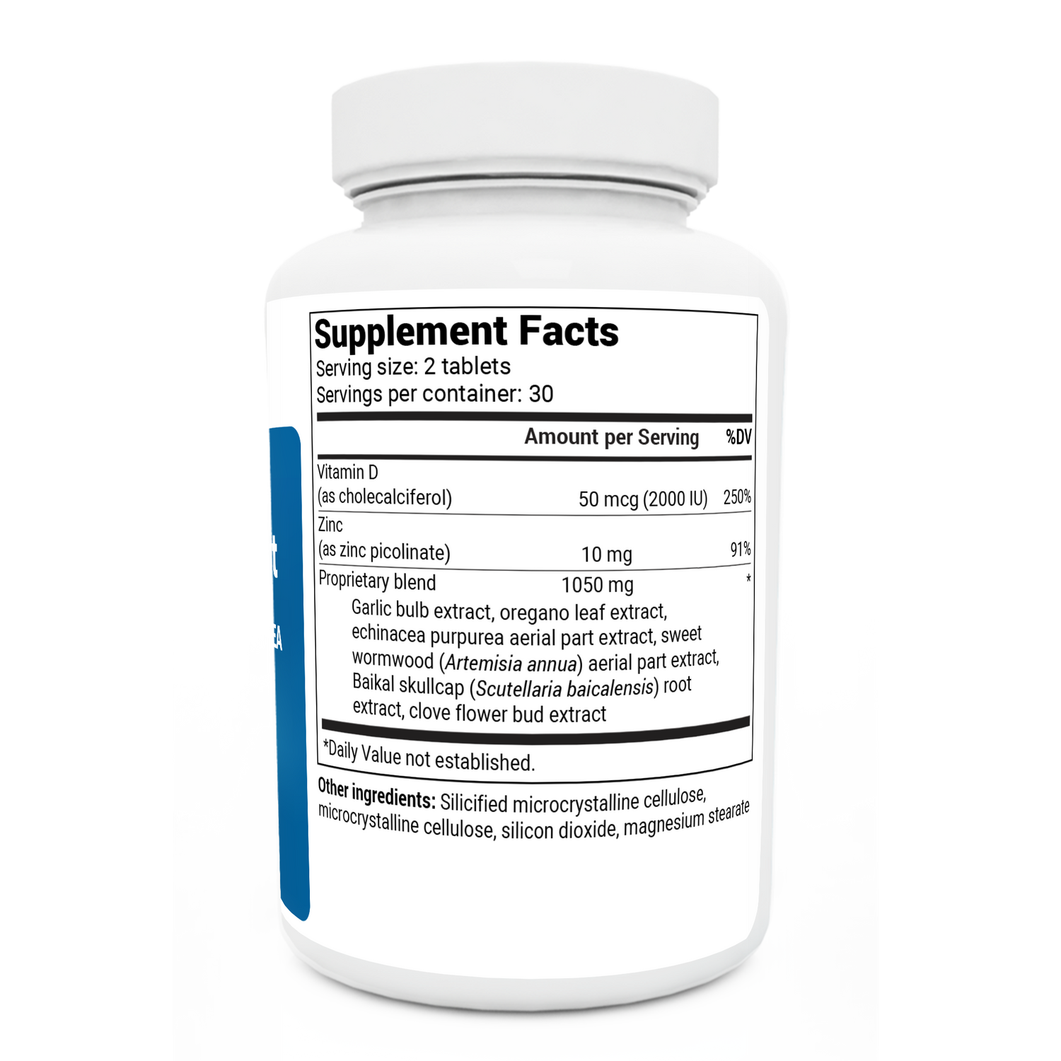 Dr. Berg Emergency Immune Support with Zinc and Vitamin D - 60 Tablets