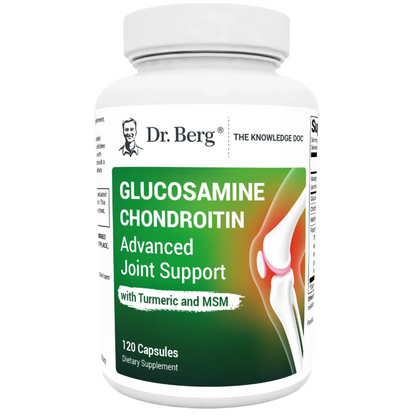 Dr. Berg Advanced Joint Support with Glucosamine, Chondroitin & MSM - 120 Capsules