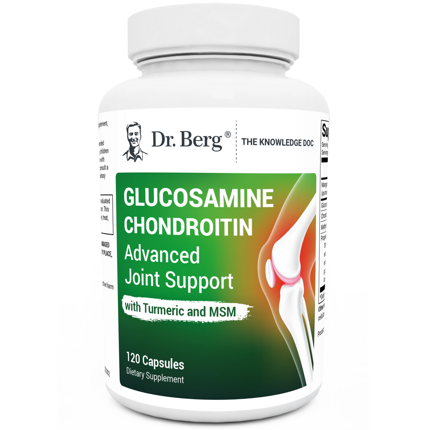 Glucosamine Chondroitin Advanced Joint Support with MSM – 120 Vegetable Capsules
