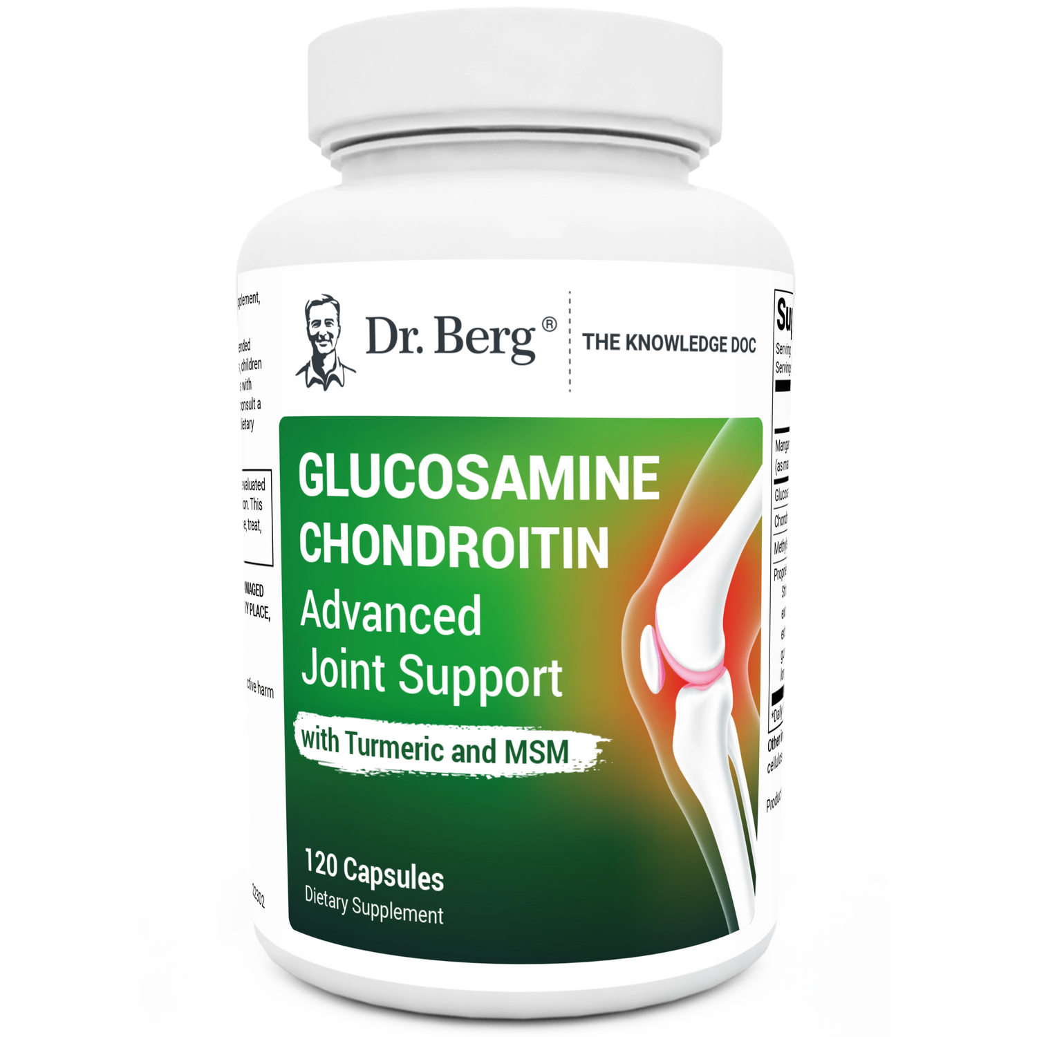 Glucosamine Chondroitin Advanced Joint Support with MSM – 120 Vegetable Capsules