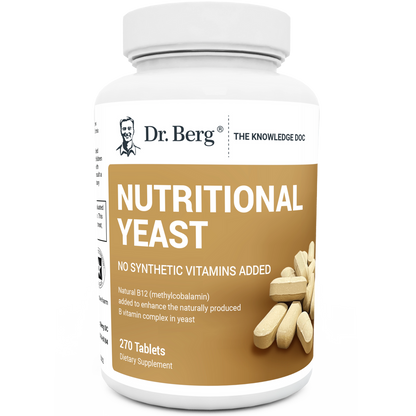 Dr. Berg Nutritional Yeast Tablets - Boost Energy & Keto Adaptation (270 Tablets)