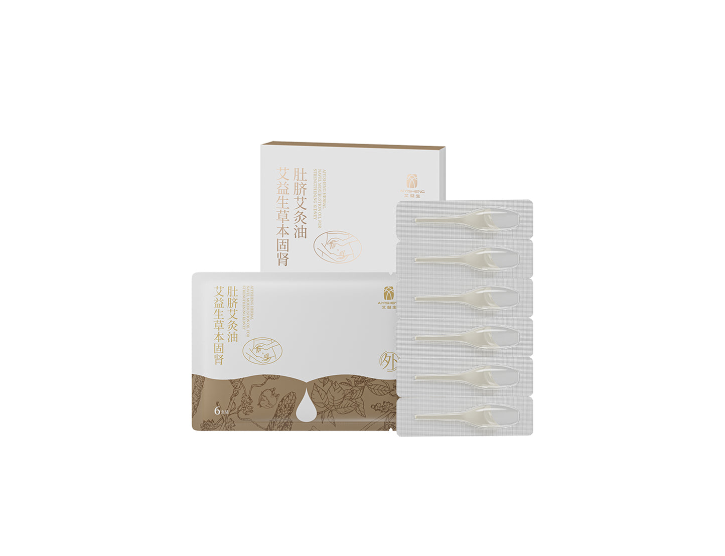 Aiyisheng Essential Oil 草本固肾肚脐艾灸油