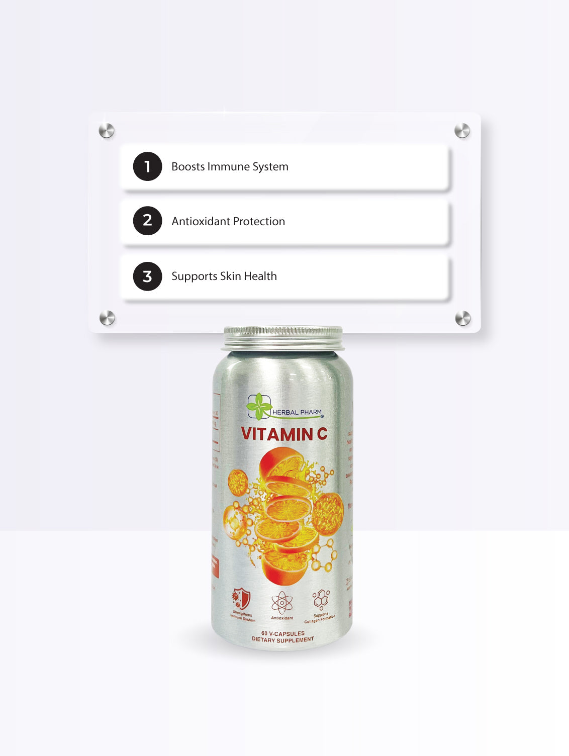 Herbal Pharm Vitamin C 60 V-Capsules - Herbal Pharm Singapore