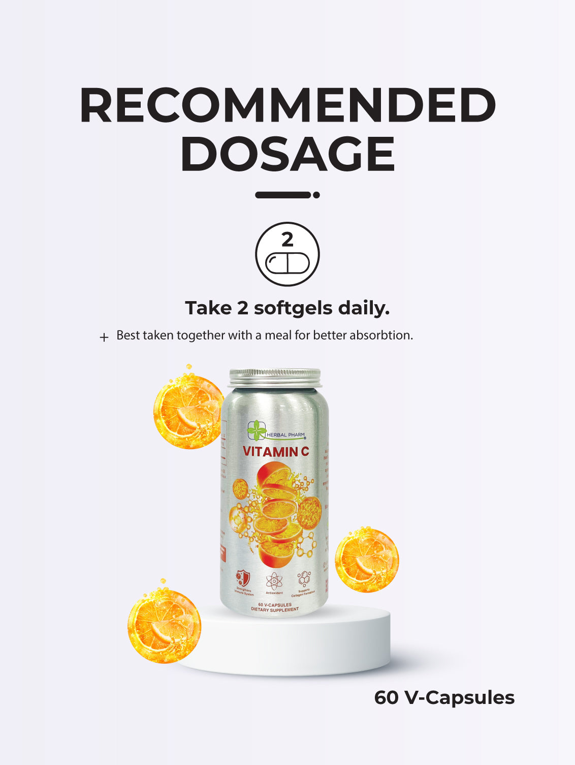 Herbal Pharm Vitamin C 60 V-Capsules - Herbal Pharm Singapore